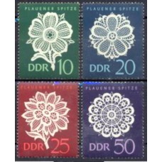 ALO0876M-SÉRIE RENDAS DE PLAUEN - ALEMANHA ORIENTAL - 1966 - MINT
