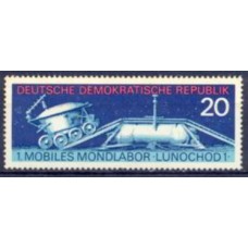 ALO1349N-SELO ESPAÇO - LUNOCHOD 1 - ALEMANHA ORIENTAL - 1971 - N