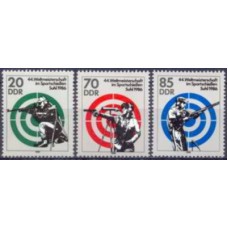 ALO2666N-SÉRIE 44º CAMPEONATO MUNDIAL DE TIRO - ALEMANHA ORIENTAL - 1986 - N