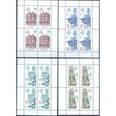 ALO2695NF-SÉRIE MINIFOLHAS 750º ANIVERSÁRIO DE BERLIN II - ALEMANHA ORIENTAL - 1987 - N