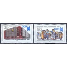 ALO2700N-SÉRIE FEIRA DA PRIMAVERA DE LEIPZIG - ALEMANHA ORIENTAL - 1987 - N