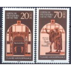 ALO2765N-SÉRIE FEIRA DA PRIMAVERA DE LEIPZIG - ALEMANHA ORIENTAL - 1988 - N