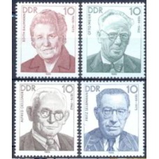 ALO2828N-SÉRIE PERSONALIDADES DO MOVIMENTO OPERÁRIO ALEMÃO XIII - ALEMANHA ORIENTAL - 1989 - N