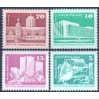 ALO2842MA-SÉRIE CONSTRUÇÕES SOCIALISTAS - ALEMANHA ORIENTAL - 1989 - MINT