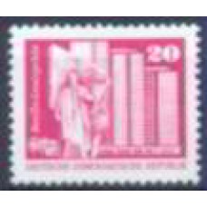 ALO2842ME-SELO CONSTRUÇÕES SOCIALISTAS 20P, DO ROLO - ALEMANHA ORIENTAL - 1989 - MINT