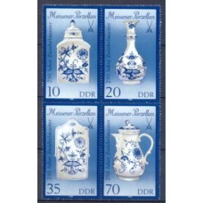 ALO2850MQ-QUADRA 250º ANIVERSÁRIO DAS PORCELANAS DE MEISSEN - ALEMANHA ORIENTAL - 1989 - MINT