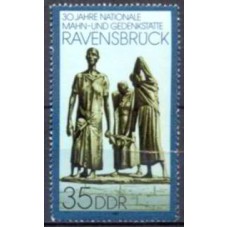 ALO2879N-SELO 30º ANIVERSÁRIO DO MONUMENTO À LEMBRANÇA DE RAVENSBRUCK - ALEMANHA ORIENTAL - 1989 - N