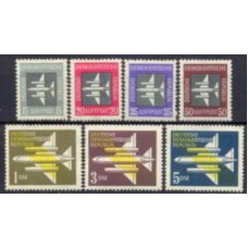 ALOA001M-SÉRIE AÉREA AVIÕES - ALEMANHA ORIENTAL - 1957 - MINT