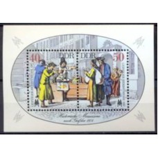 ALOB087M-BLOCO FEIRA DE OUTONO DE LEIPZIG - ALEMANHA ORIENTAL - 1987 - MINT
