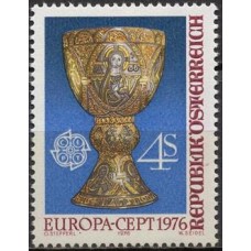AUS1345M-SELO SÉRIE EUROPA - ARTESANATO - ÁUSTRIA - 1976 - MINT