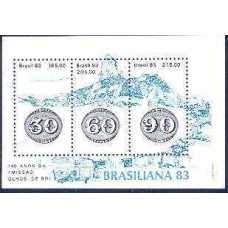 BL0057M-BLOCO EXPOSIÇÃO FILATÉLICA BRASILIANA 83 - 140 ANOS DA EMISSÃO 'OLHOS-DE-BOI' - 1983 - MINT BL0057M-BLOCO EXPOSIÇÃO FILATÉLICA BRASILIANA 83 - 140 ANOS DA EMISSÃO 'OLHOS-DE-BOI' - 1983 - MINT
