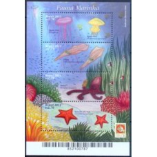 BL0162M-BLOCO FAUNA MARINHA - 2011 - MINT
