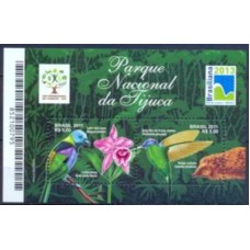 BL0163M-BLOCO PARQUE NACIONAL DA TIJUCA - PRÓ BRASILIANA 2013 - 2011 - MINT
