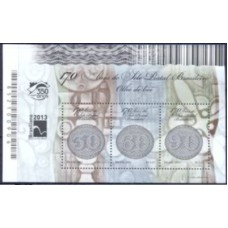 BL0174M-BLOCO EXPOSIÇÃO FILATÉLICA BRASILIANA 2013 - 170 ANOS DO SELO POSTAL BRASILEIRO - 2013 - MINT BL0174M-BLOCO EXPOSIÇÃO FILATÉLICA BRASILIANA 2013 - 170 ANOS DO SELO POSTAL BRASILEIRO - 2013 - MINT