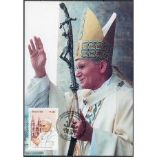 CR2005.10-CARIMBO HOMENAGEM AO PAPA JOÃO PAULO II - BAURU/SP - 2005