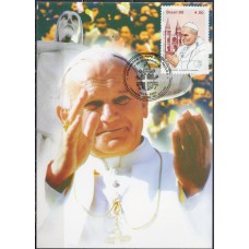 CR2005.13-CARIMBO HOMENAGEM AO PAPA JOÃO PAULO II - BAURU/SP - 2005