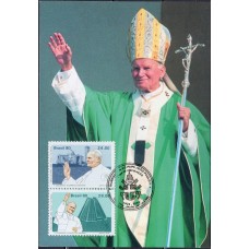 CR2005.22-CARIMBO HOMENAGEM AO PAPA JOÃO PAULO II - BAURU/SP - 2005