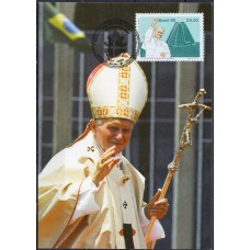 CR2005.26-CARIMBO HOMENAGEM AO PAPA JOÃO PAULO II - BAURU/SP - 2005