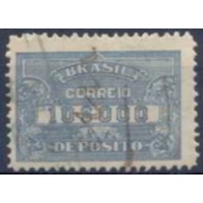 DE0019U-SELO DEPÓSITO, 10$000 FILIGRANA 'D' HORIZONTAL - 1920/41 - U