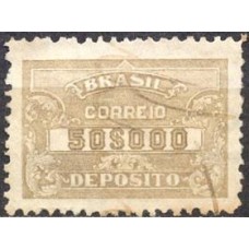 DE0054U-SELO DEPÓSITO, 50$000 FILIGRANA 'F1' - 1924 - U