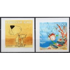 FAR0696M-SÉRIE EUROPA - LIVROS INFANTIS, AUTOADESIVOS - FAROÉ - 2010 - MINT