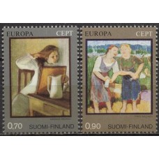 FIN0728N-SÉRIE EUROPA - PINTURAS - FINLÂNDIA - 1975 - N