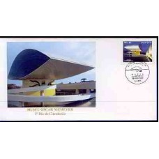 FN2608-FDC MUSEU OSCAR NIEMEYER, VISTA DIURNA - 2005 - CBC CURITIBA