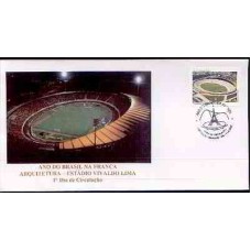 FN2616A.03-FDC ANO DO BRASIL NA FRANÇA, ARQUITETURA - ESTÁDIO VIVALDO LIMA - 2005 - CBC MANAUS