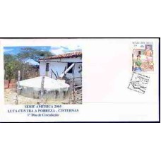 FN2621-FDC UPAEP - LUTA CONTRA A POBREZA - CISTERNAS - 2005 - CBC RIO DE JANEIRO