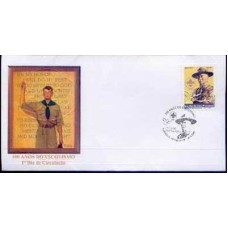 FN2689B.01-FDC 100 ANOS DO ESCOTISMO, ESCOTEIRO - 2007 - CBC BRASÍLIA