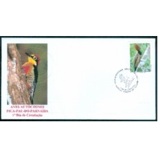 FN2767.01-FDC MERCOSUL - AVES AUTÓCTONES, PICA-PAU-DO-PARNAÍBA - 2008 - CBC CÁCERES