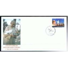 FN2776.01-FDC CENTENÁRIO DO NASCIMENTO DE DOM HELDER CÂMARA - 2009 - CBC FORTALEZA
