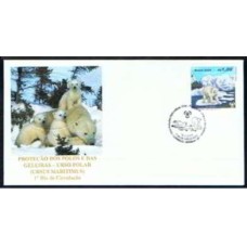 FN2779.01-FDC PROTEÇÃO DOS PÓLOS E DAS GELEIRAS, URSO POLAR - 2009 - CBC BRASÍLIA