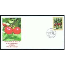 FN2828-FDC MERCOSUL - CIRCUITO DAS FRUTAS - TURISMO RURAL, ACEROLA - 2009 - CBC JUNDIAÍ