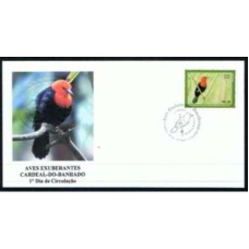 FN2905.02-FDC AVES EXUBERANTES, CARDEAL-DO-BANHADO - 2009 - CBC SÃO PAULO