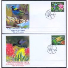 FN3095A-SÉRIE 2 FDCS PARQUE NACIONAL DA TIJUCA - 2011 - CBC RIO DE JANEIRO