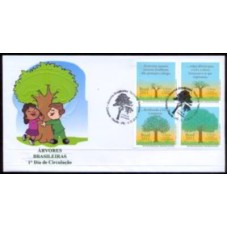 FN3125.02-FDC ÁRVORES BRASILEIRAS - 2011 - CBC RECIFE
