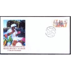 FN3151.04-FDC RELAÇÕES BÉLGICA, ACARAJÉ - 2011 - CBC SALVADOR