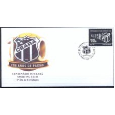 FN3364-FDC CENTENÁRIO DO CEARÁ SPORTING CLUB - 2014 - CBC FORTALEZA