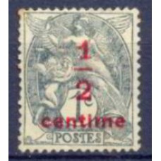 FRA0157N-SELO BLANC, 1/2C SOBRE 1C - FRANÇA - 1919/26 - N