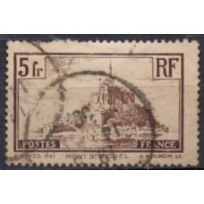 FRA0260UA-SELO MONUMENTOS E SÍTIOS, 5F TIPO I - FRANÇA - 1929/31 - U