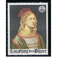 FRA2090N-SELO EXPOSIÇÃO FILATÉLICA PHILEXFRANCE 82 - AUTORRETRATO DE ALBRECHT DURER - FRANÇA - 1980 - N