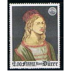 FRA2090N-SELO EXPOSIÇÃO FILATÉLICA PHILEXFRANCE 82 - AUTORRETRATO DE ALBRECHT DURER - FRANÇA - 1980 - N