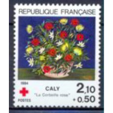 FRA2345N-SELO PRÓ CRUZ VERMELHA - CORBÉLIA - FRANÇA - 1984 - N