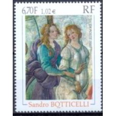 FRA3301N-SELO SÉRIE ARTÍSTICA - SANDRO BOTTICELLI - FRANÇA - 2000 - N