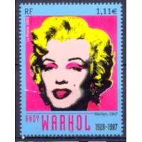 FRA3628M-SELO SÉRIE ARTÍSTICA - ANDY WARHOL - FRANÇA - 2003 - MINT FRA3628M-SELO SÉRIE ARTÍSTICA - ANDY WARHOL - FRANÇA - 2003 - MINT