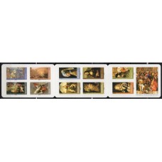 FRA4132MC-CADERNETA MESTRES DA PINTURA - FRANÇA - 2008 - MINT