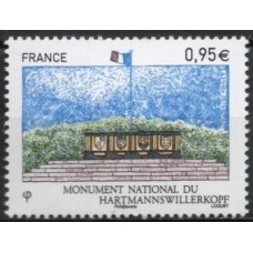 FRA4966M-SELO MONUMENTO NACIONAL DO HARTMANNSWILLERKOPF - FRANÇA - 2015 - MINT