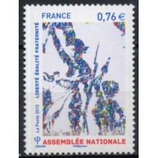 FRA4978M-SELO ASSEMBLEIA NACIONAL - FRANÇA - 2015 - MINT