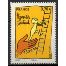 FRA5037N-SELO 150º ANIVERSÁRIO DA CRIAÇÃO DA FUNDAÇÃO APRENDIZES DE AUTEUIL - FRANÇA - 2016 - N
